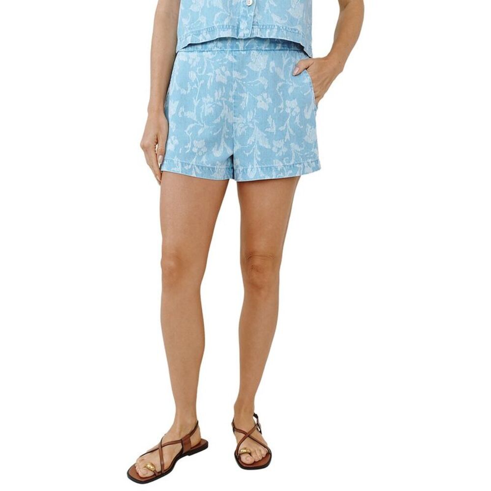 Bella Dahl Womens  Clean Front Catalina Short, Blue